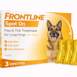 FRONTLINE Spot On Flea & Tick Treatment for Large Dog (20-40kg) 3 Pipettes