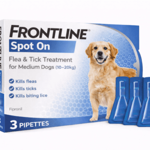 FRONTLINE Spot On Flea & Tick Treatment for Medium Dog (10-20kg) 3 Pipettes