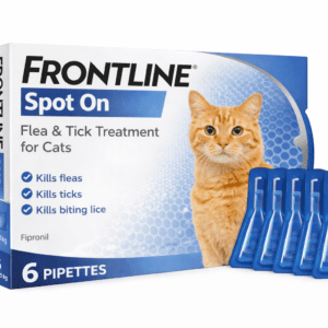 FRONTLINE Spot On Flea & Tick Treatment for Cats – 6 Pipettes